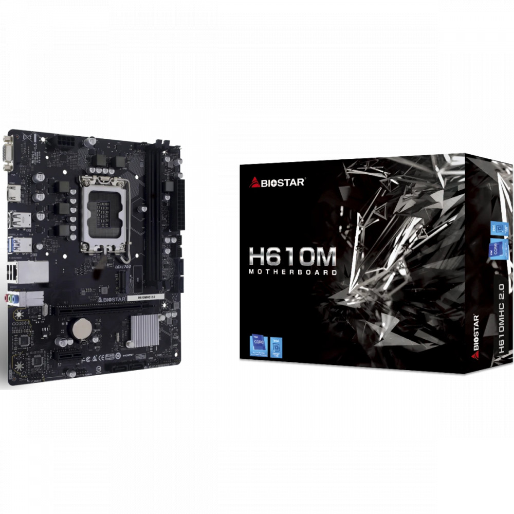 Материнская плата BIOSTAR H610MHC 2.0 Micro-ATX, LGA 1700 - миниатюра 8