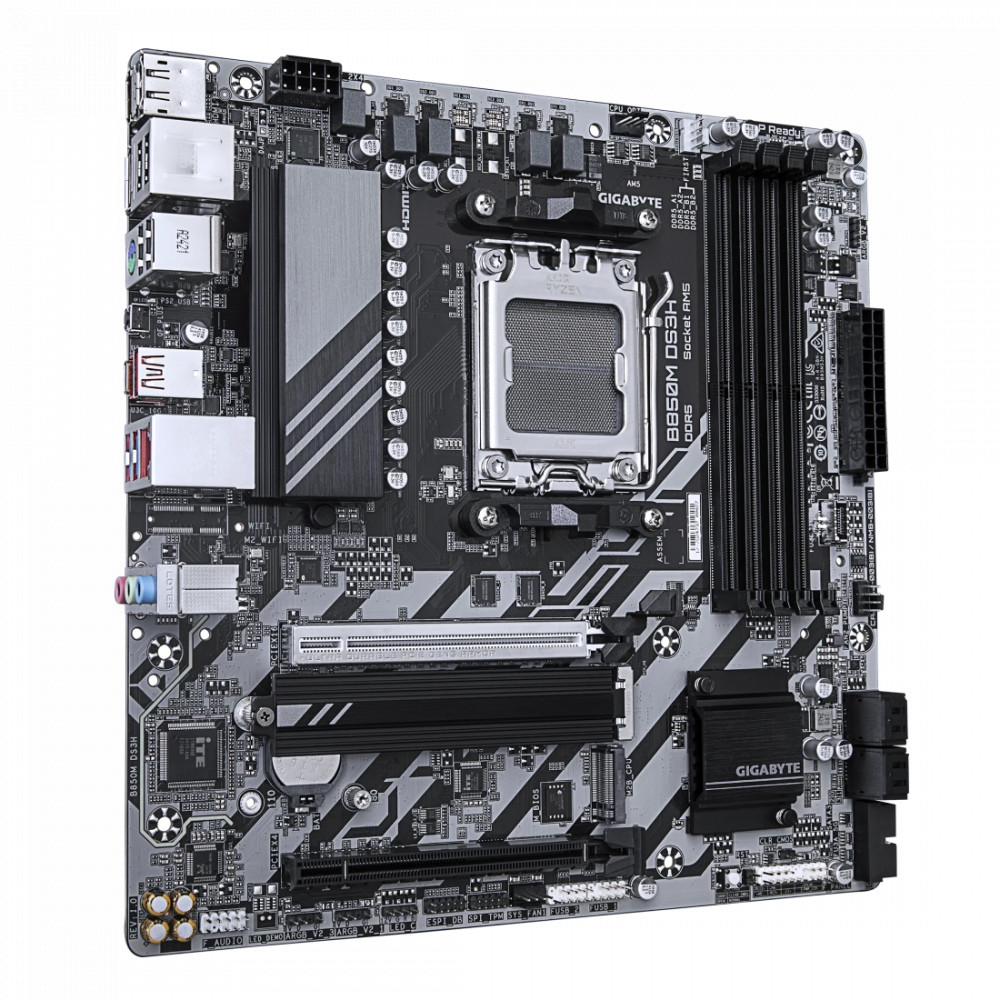 Материнская плата Gigabyte B850M DS3H Micro-ATX, AMD AM5 - миниатюра 6