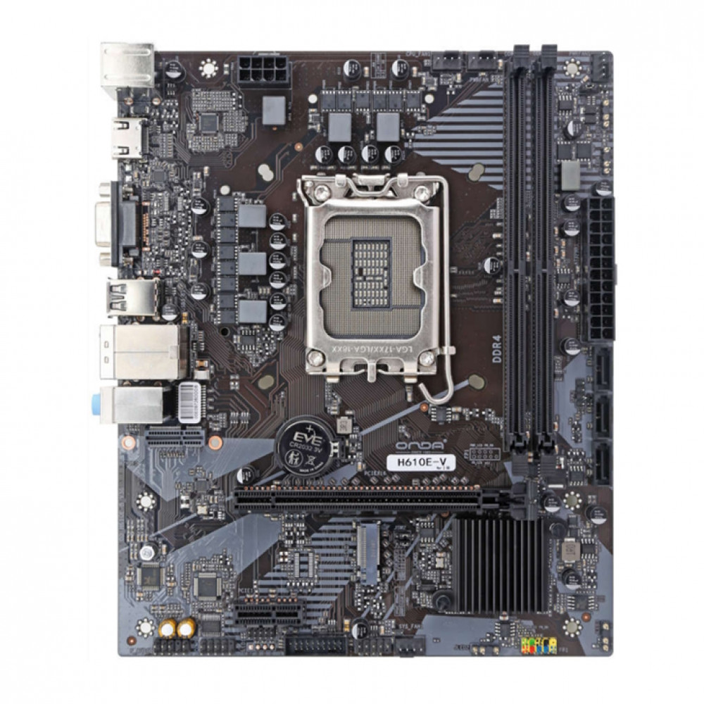Материнская плата Onda H610E-V2.01 Micro-ATX, LGA 1700 - миниатюра 7