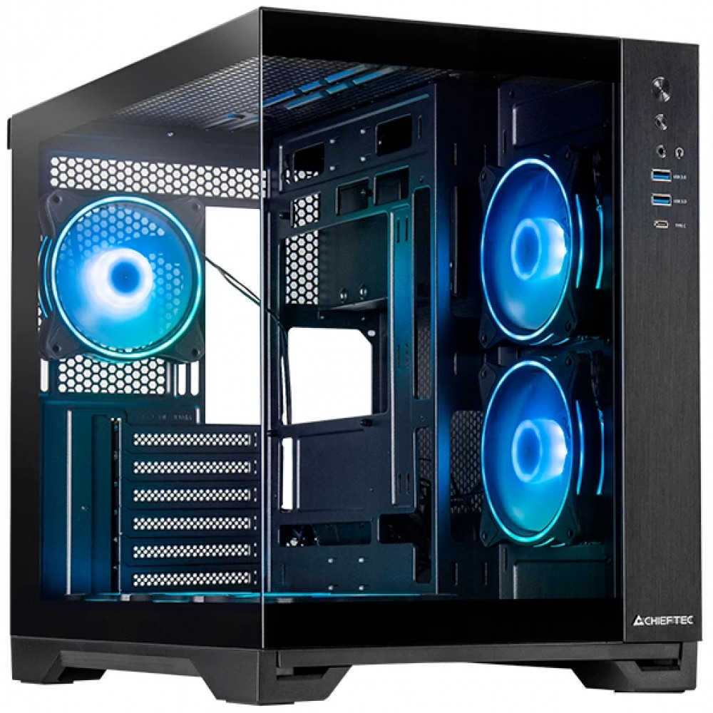 Корпус Chieftec Visio GM-30B-TG-OP Mid-Tower - миниатюра 6