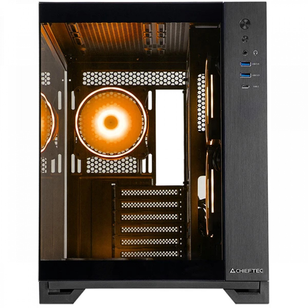 Корпус Chieftec Visio GM-30B-TG-OP Mid-Tower - миниатюра 7