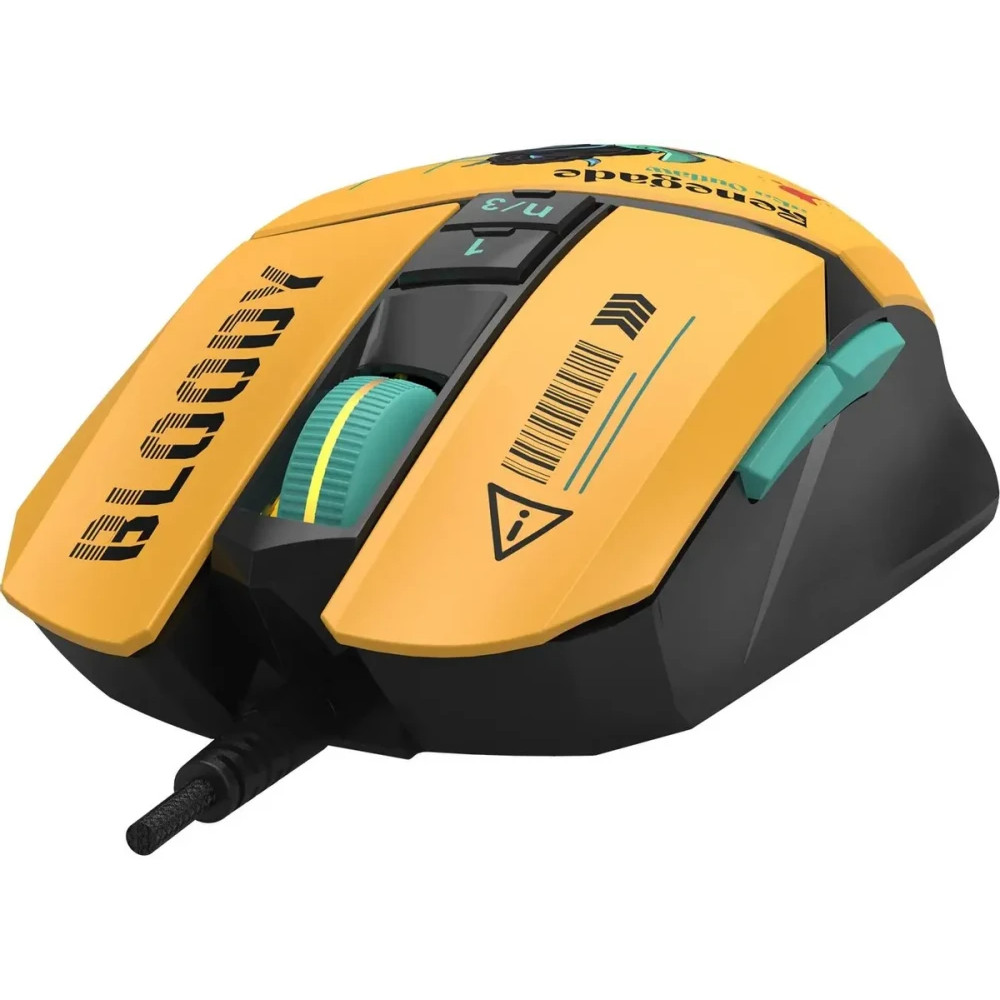 Мышь Bloody W63 Max Renegade Yellow Sunset W63 MAX/ RENEGADE SUNSET ACTIVATED Игровые, Проводная - миниатюра 14