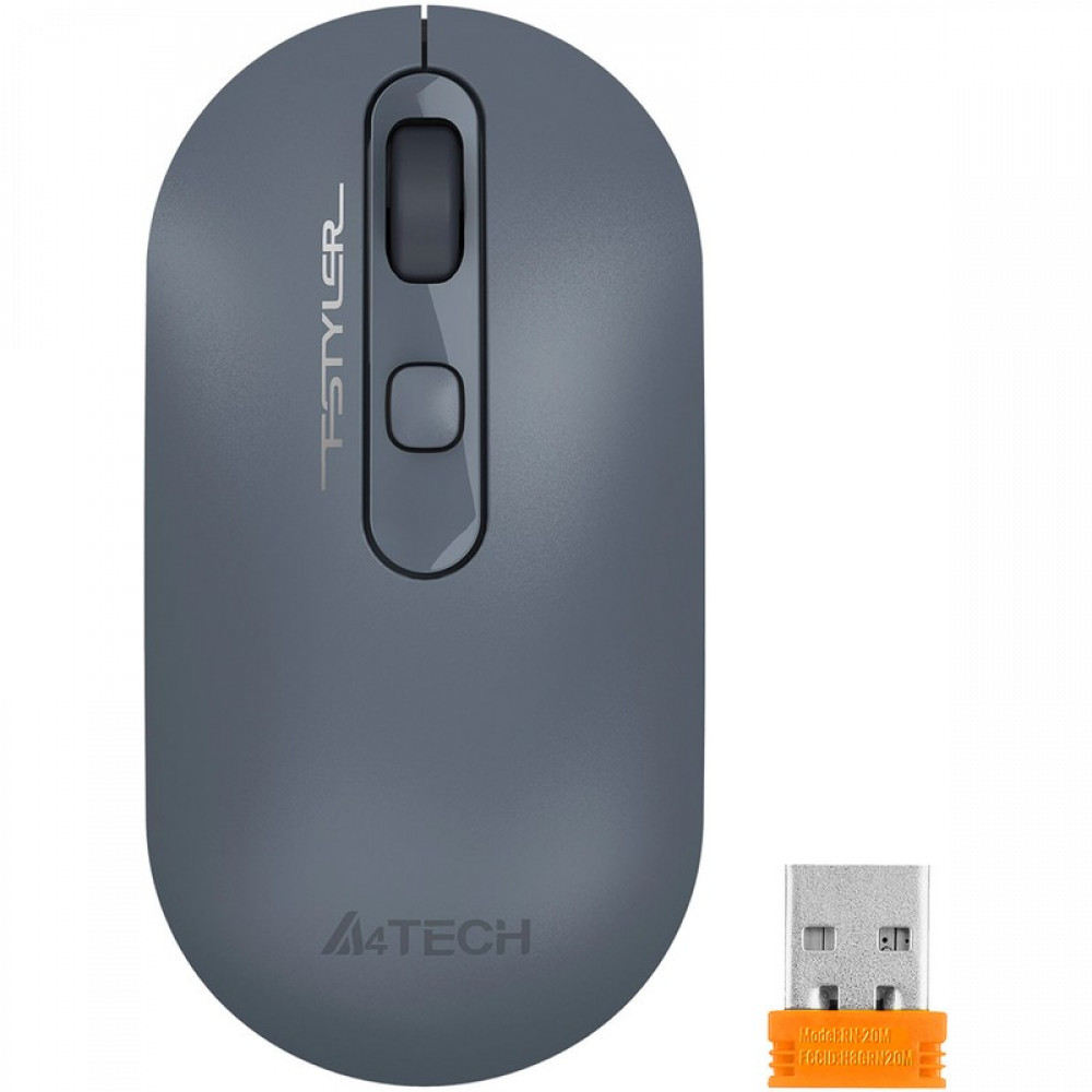 Мышь A4Tech Fstyler FG-20-AshBlue FG20/ASH BLUE Бюджетные, Беспроводная - миниатюра 6