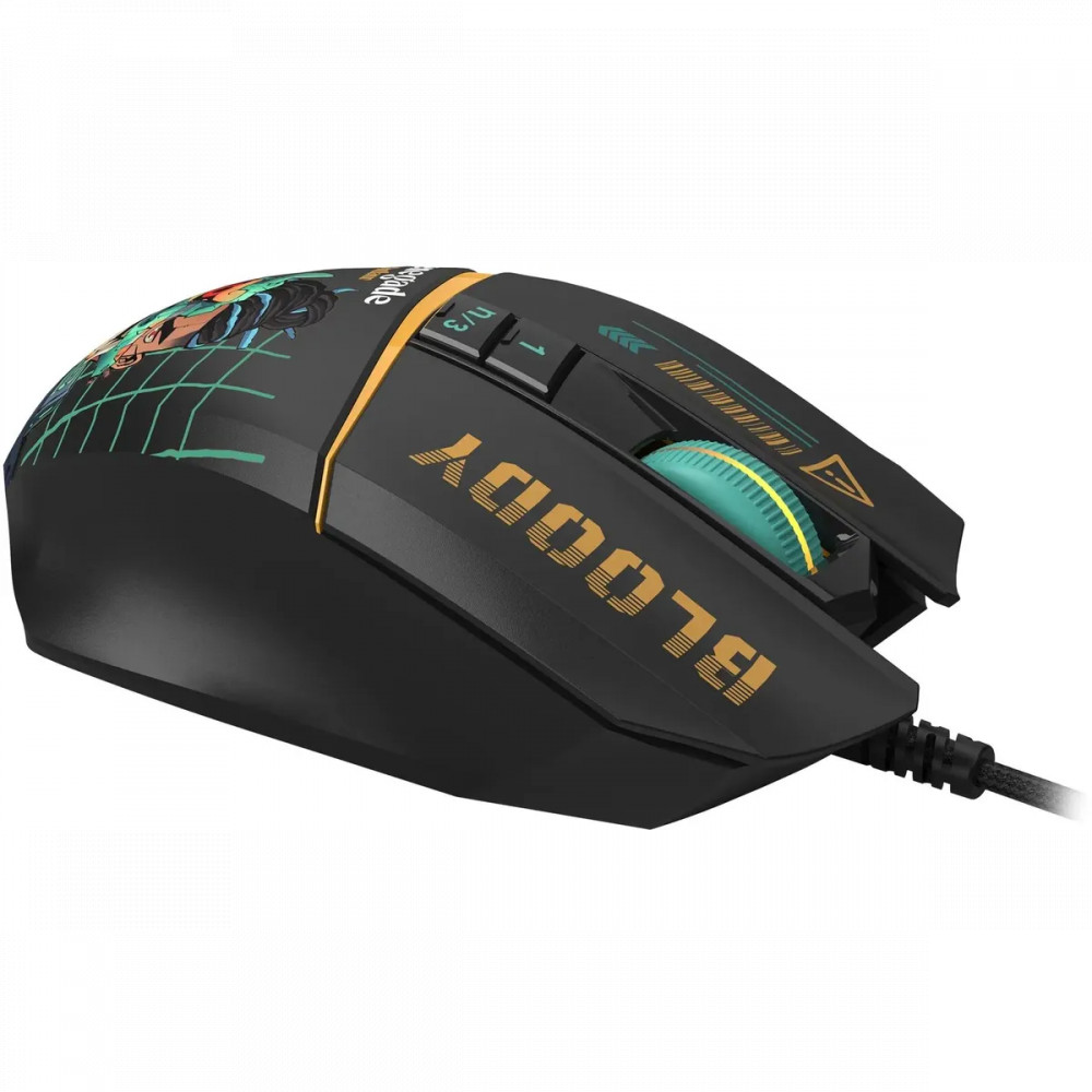 Мышь Bloody W63Max Renegade Black Midnight SAVAGE W63 MAX/ RENEGADE MIDNIGHT ACTIVATED Игровые, Проводная - миниатюра 12