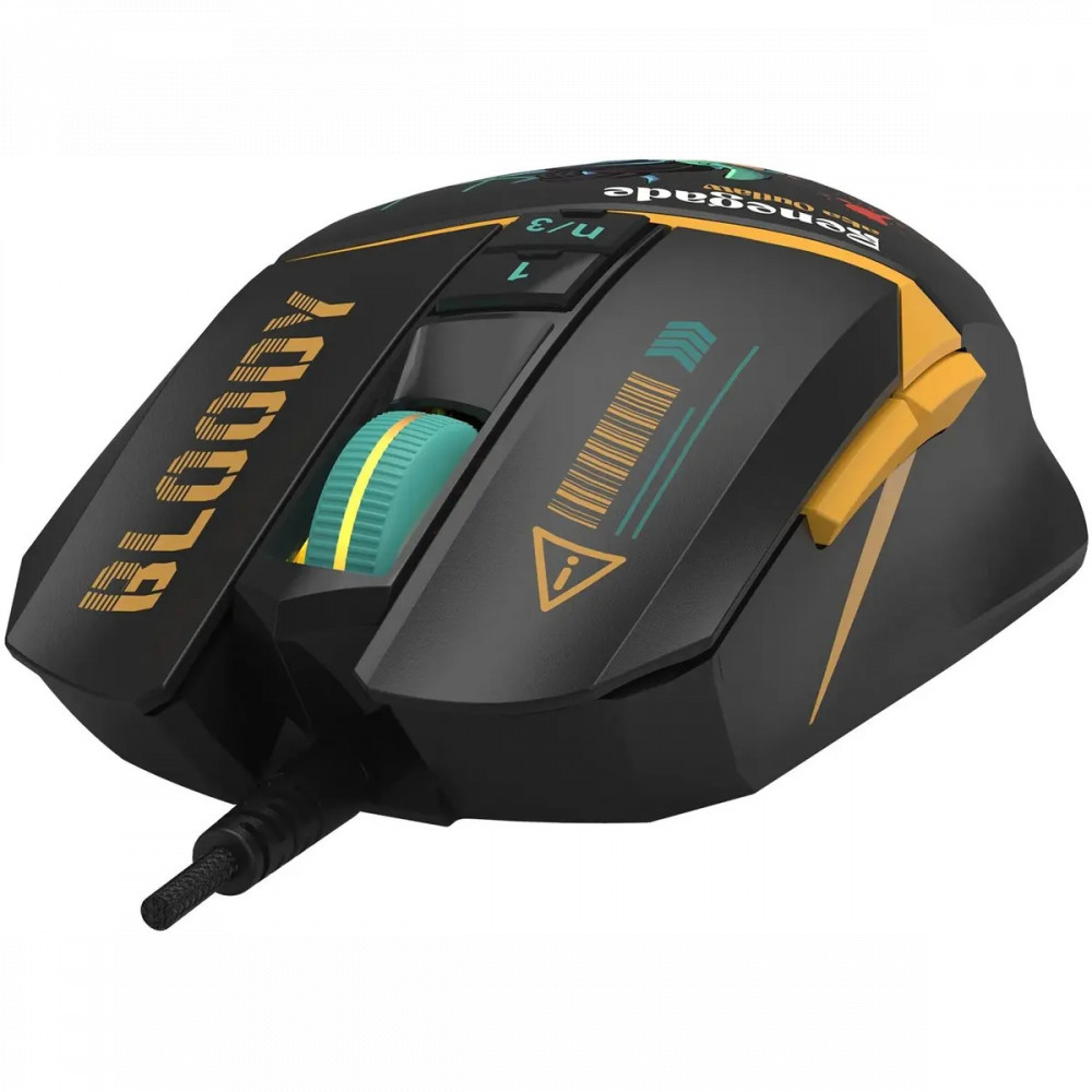 Мышь Bloody W63Max Renegade Black Midnight SAVAGE W63 MAX/ RENEGADE MIDNIGHT ACTIVATED Игровые, Проводная - миниатюра 14