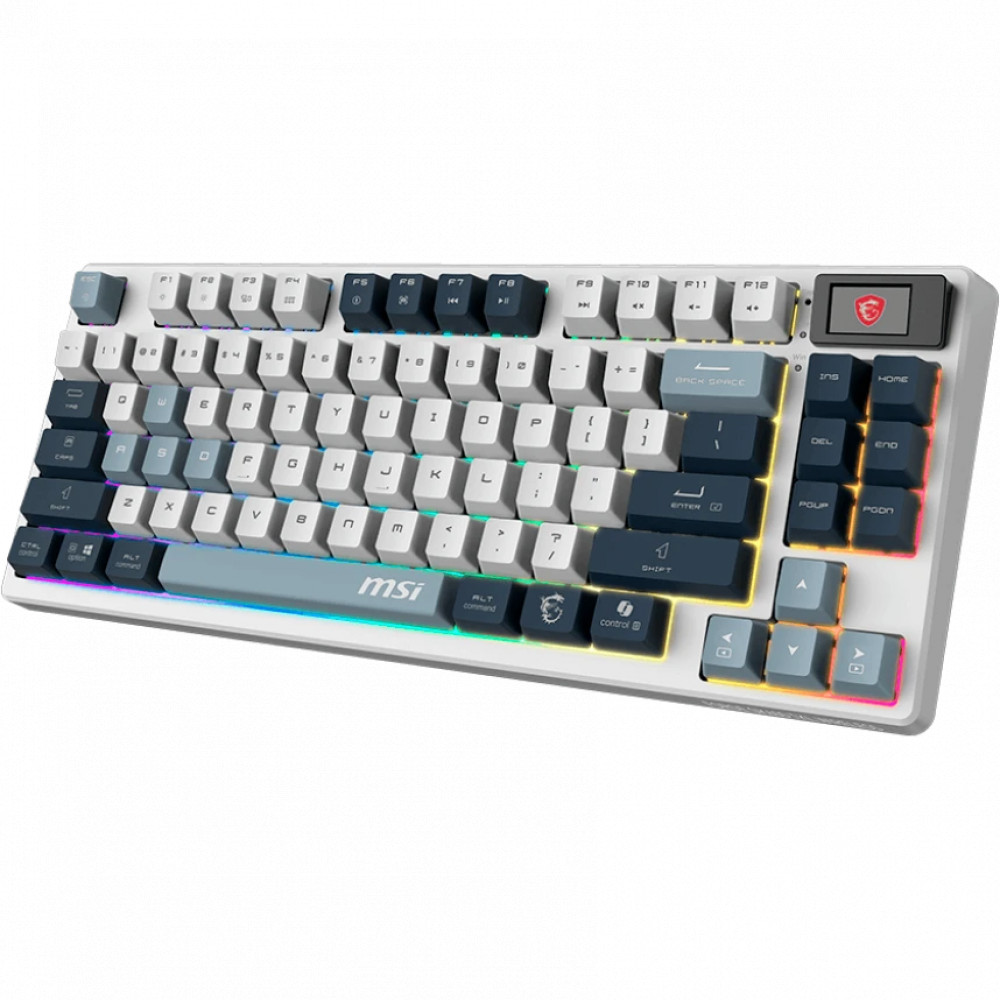 Клавиатура MSI Forge GK600 White S11-43RUP01-HH9 Беспроводная, Bluetooth - миниатюра 7