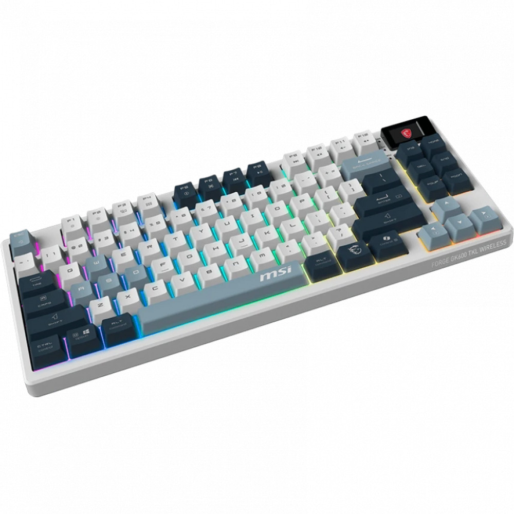 Клавиатура MSI Forge GK600 White S11-43RUP01-HH9 Беспроводная, Bluetooth - миниатюра 6