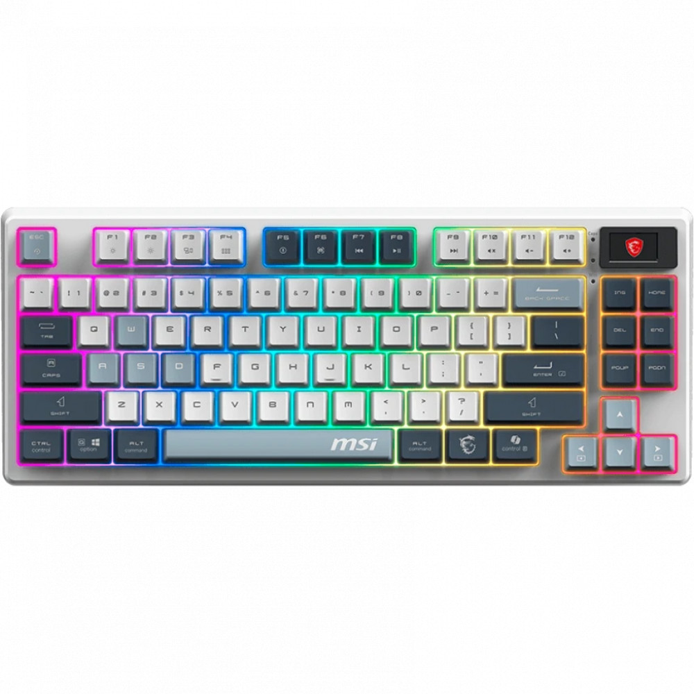 Клавиатура MSI Forge GK600 White S11-43RUP01-HH9 Беспроводная, Bluetooth - миниатюра 5