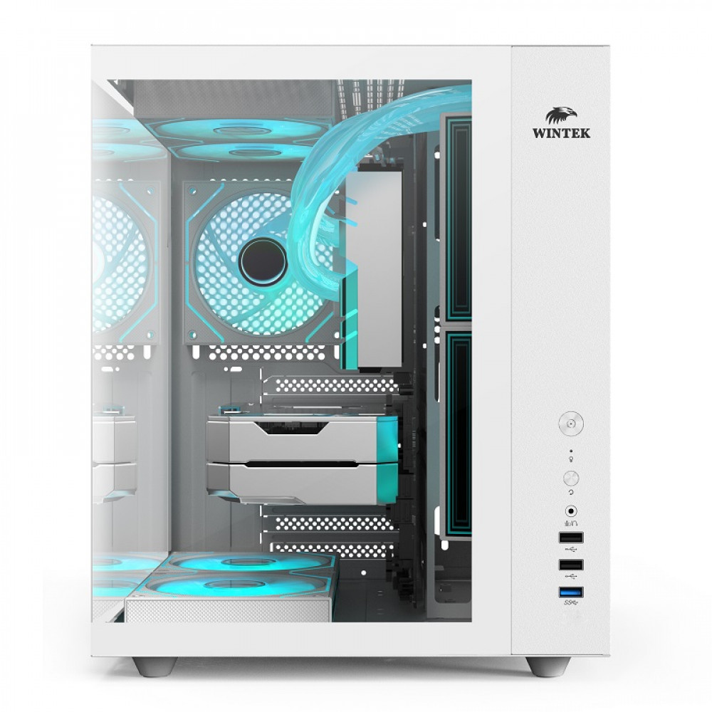 Корпус Wintek Cube Pro V909-W TG Mid-Tower - миниатюра 6