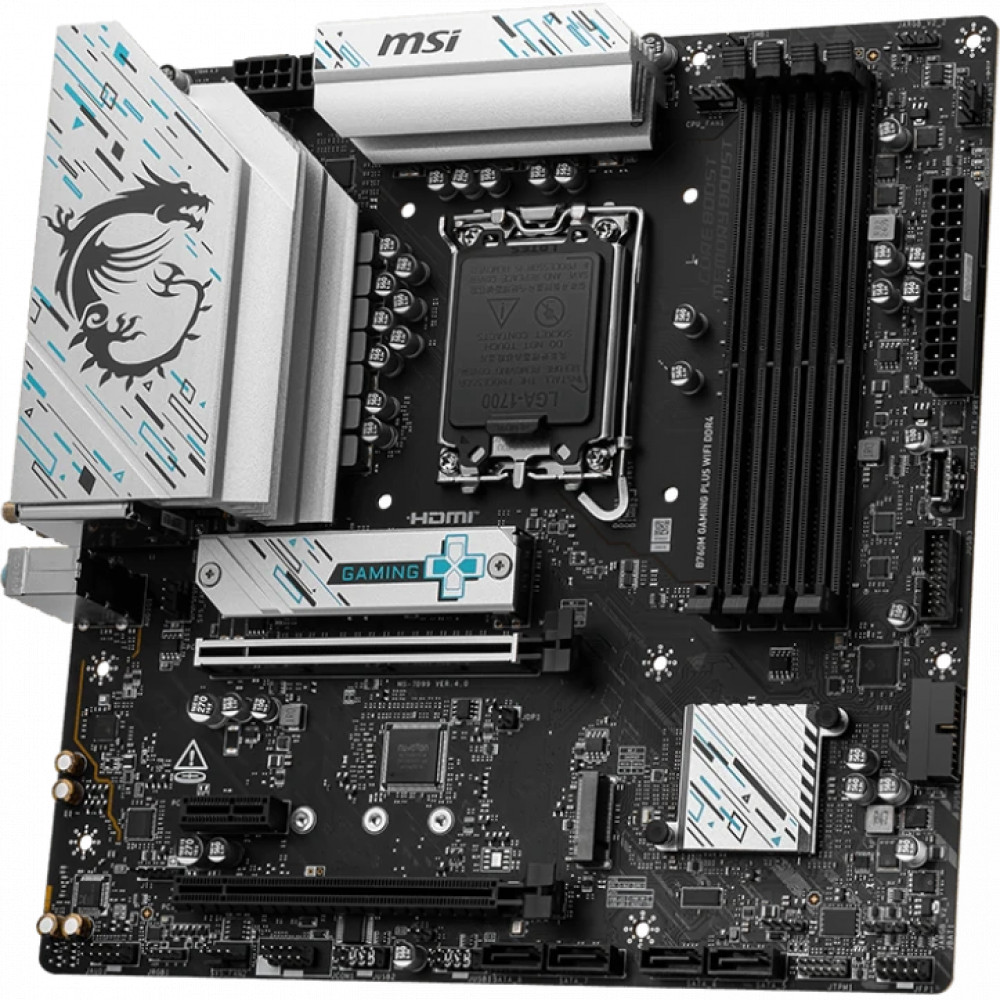 Материнская плата MSI B760M GAMING PLUS WIFI DDR4 B760M GAMING PLUS WIFI DDR4_ Micro-ATX, LGA 1700 - миниатюра 7