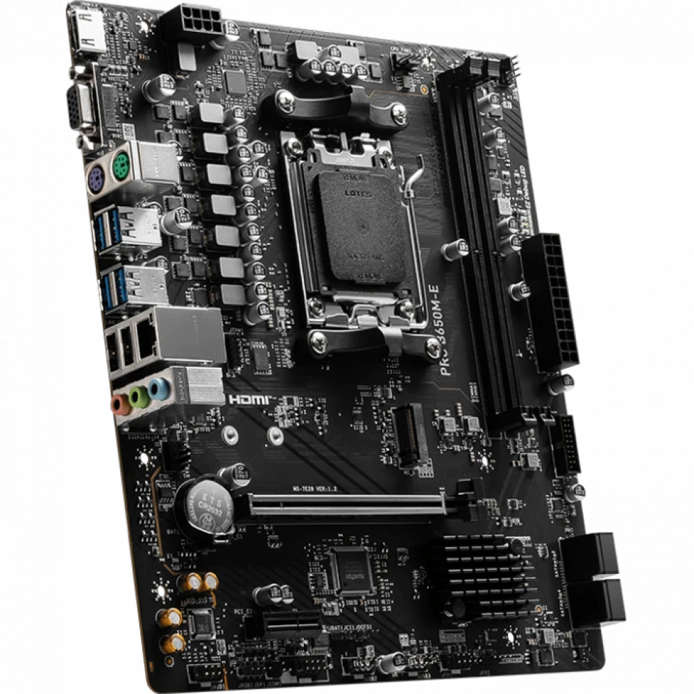 Материнская плата MSI PRO B650M-E Micro-ATX, AMD AM5 - миниатюра 8