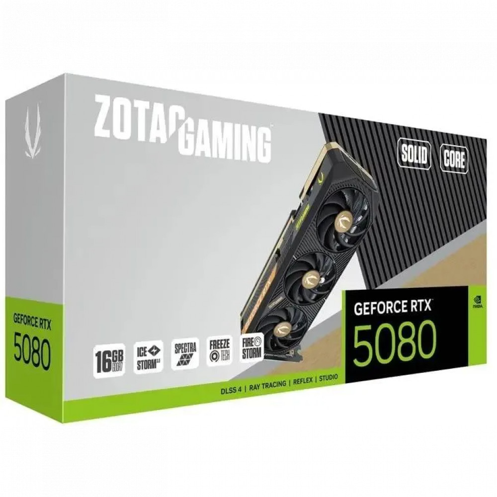 Видеокарта Zotac GeForce RTX 5080 RTX 5080 SOLID CORE 16ГБ ZT-B50800D2-10P 16 ГБ - миниатюра 10