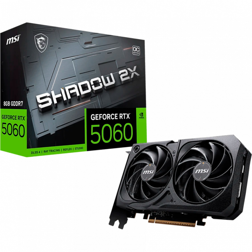 Видеокарта MSI GeForce RTX 5060 8G SHADOW 2X OC 8 ГБ - миниатюра 10