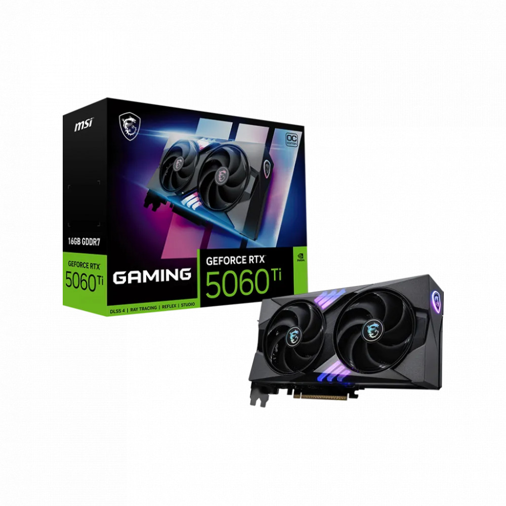 Видеокарта MSI GeForce RTX 5060 Ti MSI GAMING 16Gb RTX 5060 TI 16G GAMING 16 ГБ - миниатюра 10