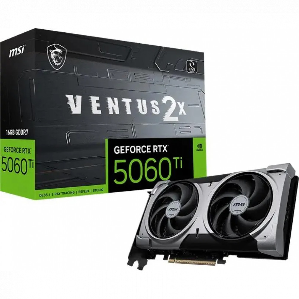 Видеокарта MSI GeForce RTX 5060TI RTX 5060 Ti 16G VENTUS 2X PLUS RTX 5060 TI 16G VENTUS 2X PLUS 16 ГБ - миниатюра 10