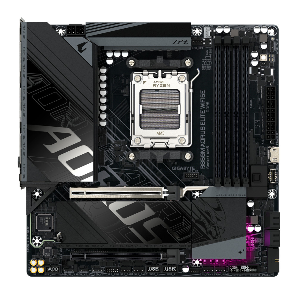 Материнская плата Gigabyte B850M A ELT WF6E Micro-ATX, AMD AM5 - миниатюра 6