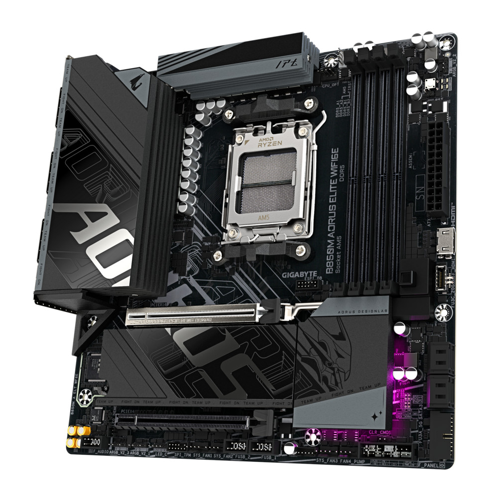 Материнская плата Gigabyte B850M A ELT WF6E Micro-ATX, AMD AM5 - миниатюра 7