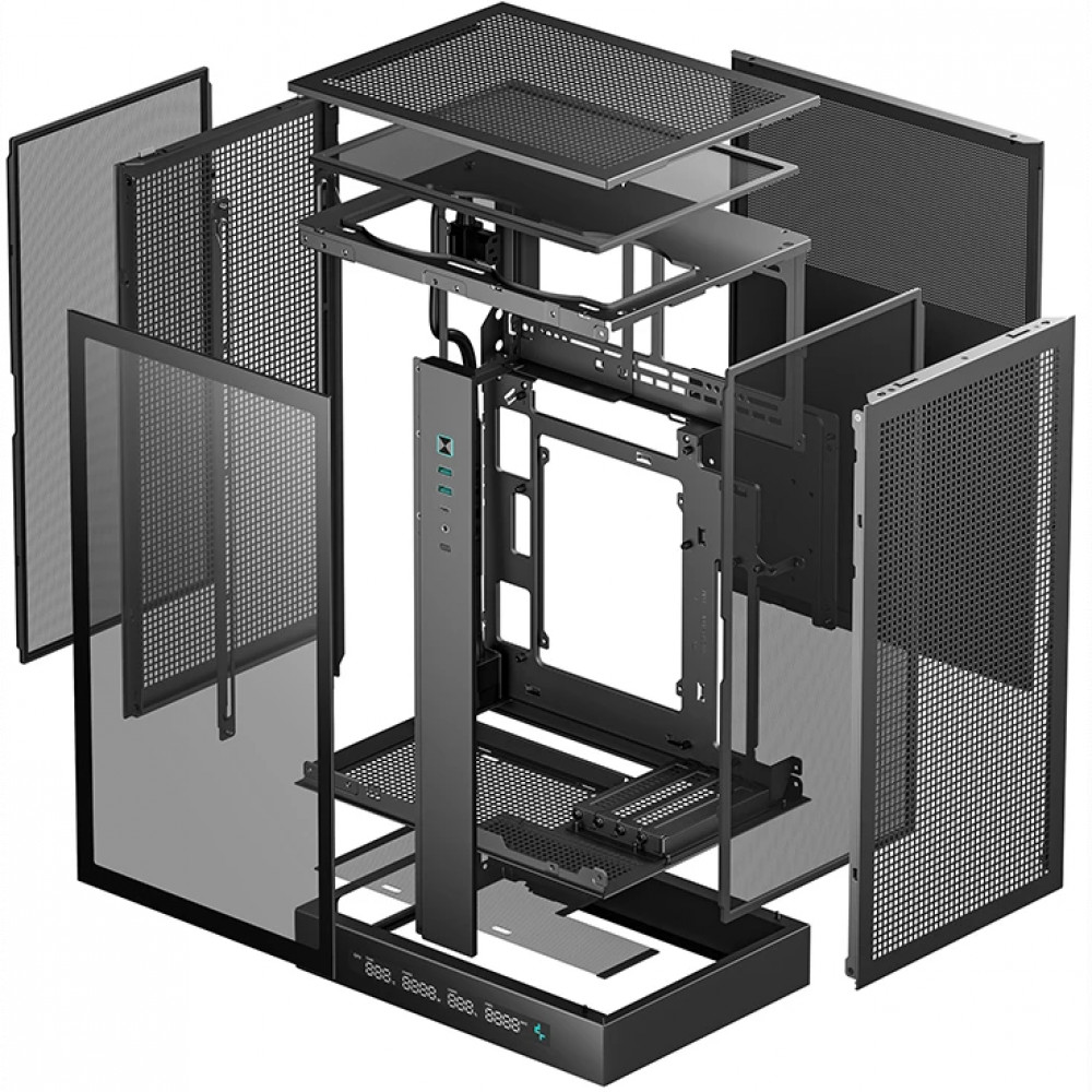 Корпус Deepcool CH270 Digital Black R-CH270-BKNDM0-G-1 Mini-Tower - миниатюра 10