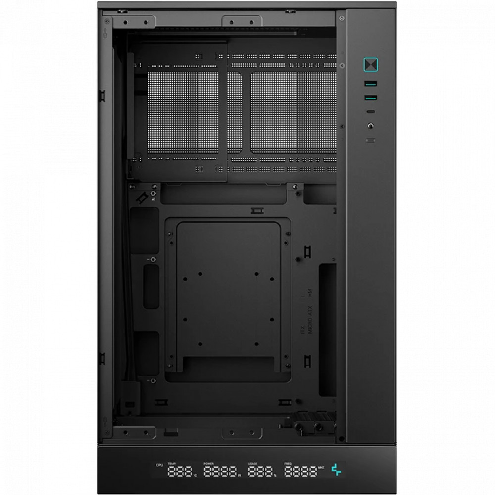 Корпус Deepcool CH270 Digital Black R-CH270-BKNDM0-G-1 Mini-Tower - миниатюра 8