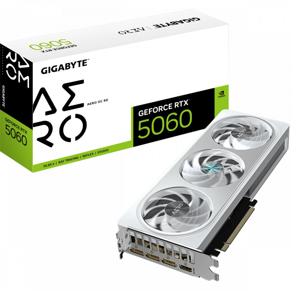 Видеокарта Gigabyte GeForce RTX 5060 AERO OC 8Gb GV-N5060AERO OC-8GD 8 ГБ - миниатюра 10