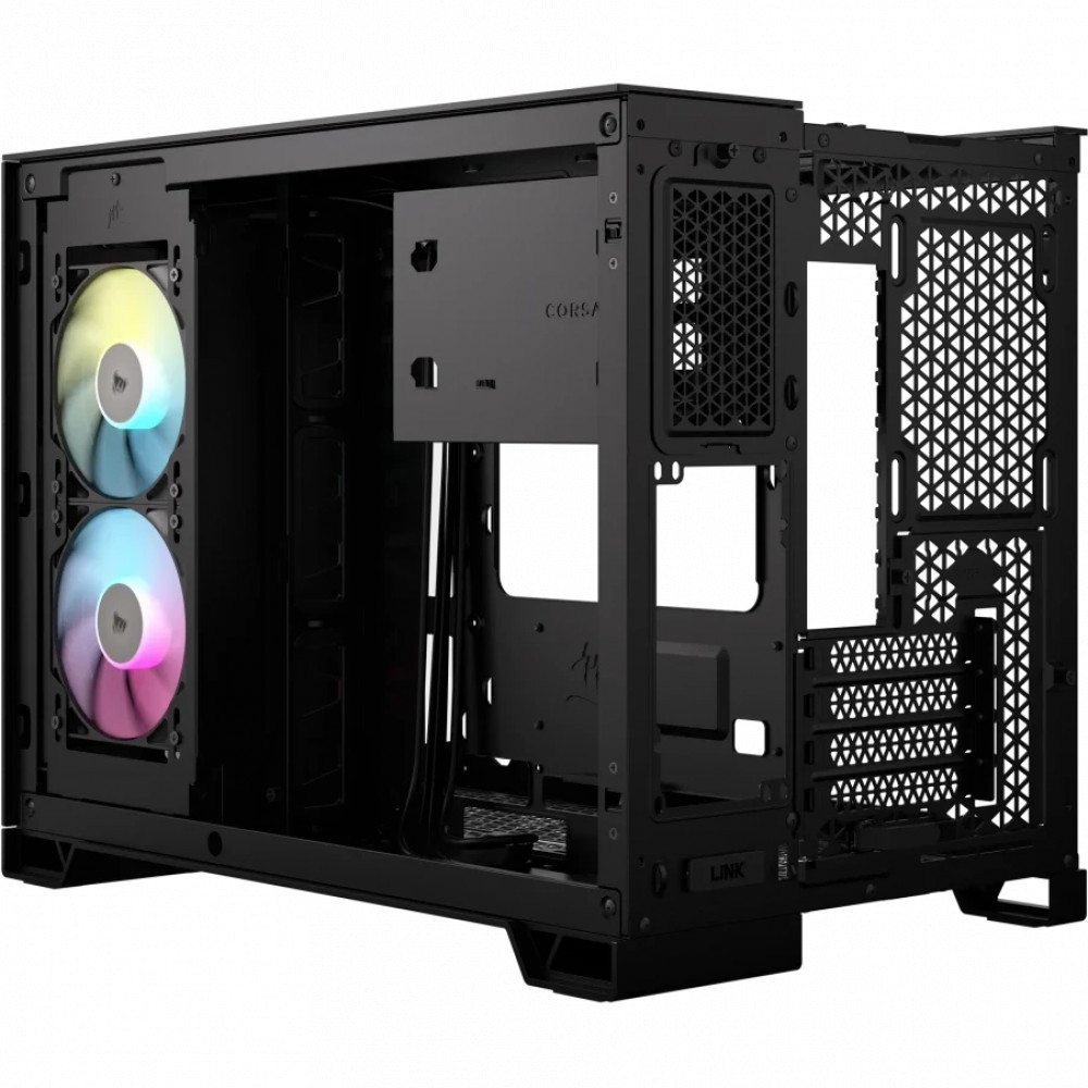 Корпус Corsair iCUE Link 2500X RGB Black CC-9011267-WW Mini-Tower - миниатюра 7