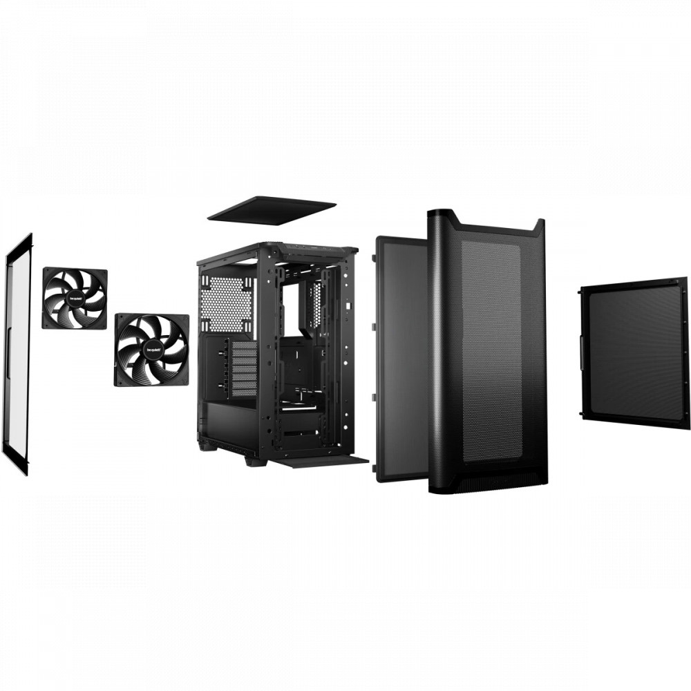 Корпус be quiet! Pure Base 501 Airflow Window Black BGW74 Mid-Tower - миниатюра 7