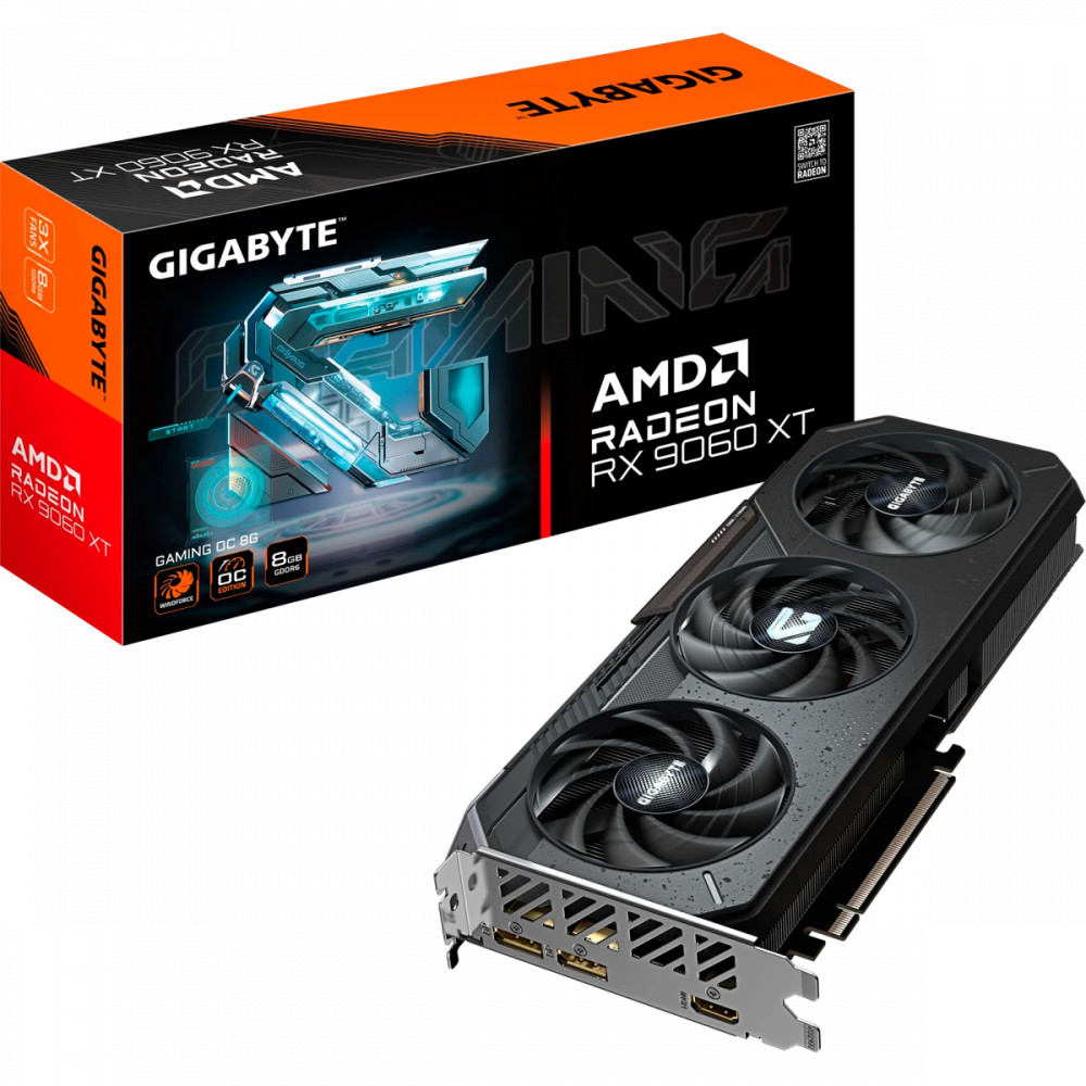 Видеокарта Gigabyte AMD Radeon RX 9060 XT Gigabyte GAMING OC 8Gb GV-R9060XTGAMING OC-8GD 8 ГБ - миниатюра 10
