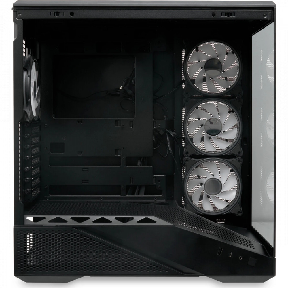 Корпус HSPD F711-TGBK-ARGB Black F711-TGBK- ARGB Mid-Tower - миниатюра 9