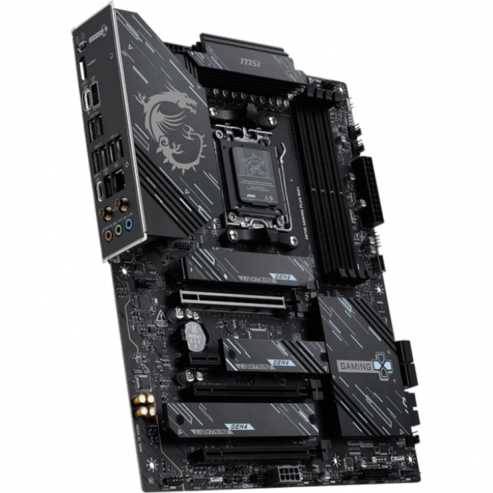 Материнская плата MSI X870E GAMING PLUS WIFI ATX, AMD AM5 - миниатюра 8