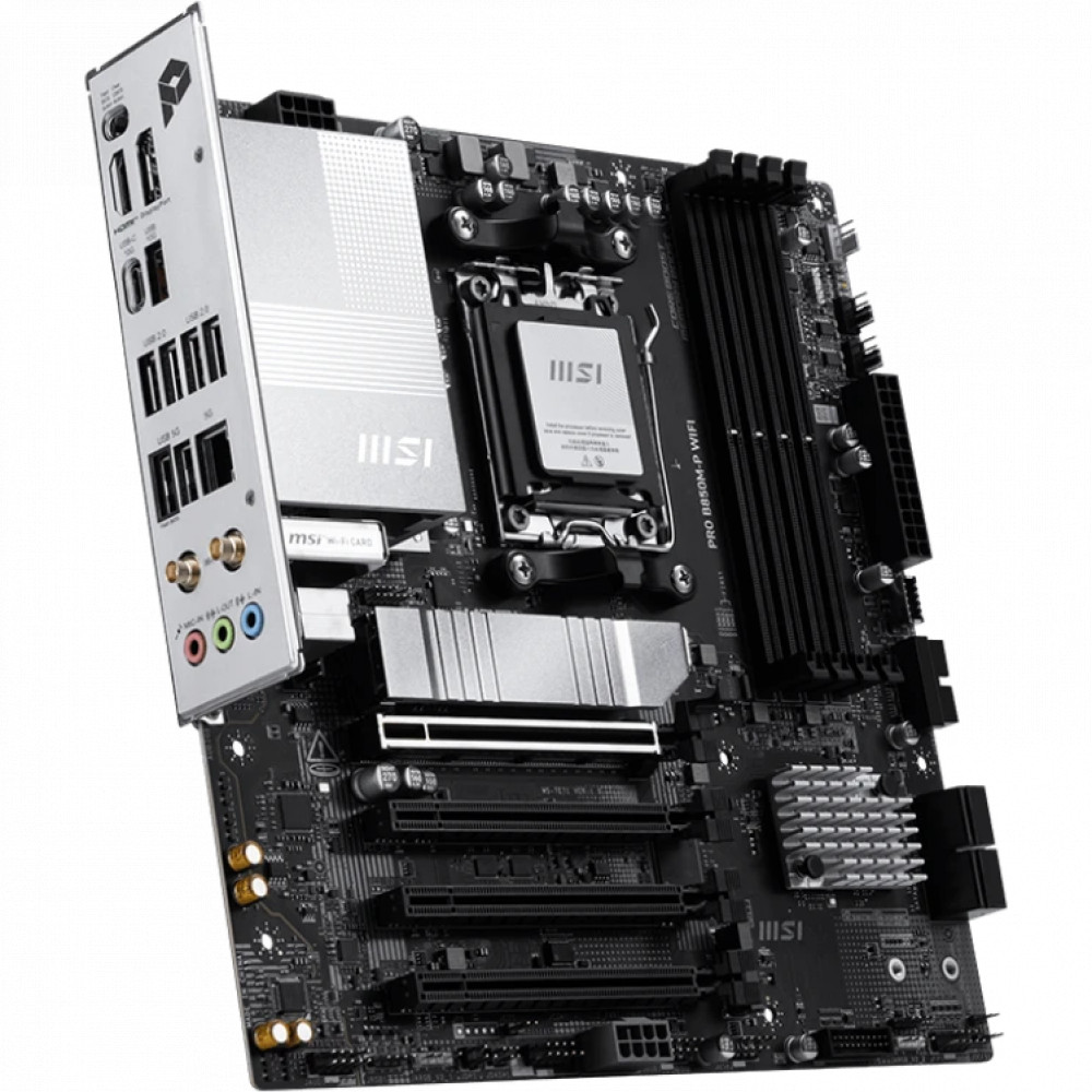 Материнская плата MSI PRO B850M-P WIFI Micro-ATX, AMD AM5 - миниатюра 8