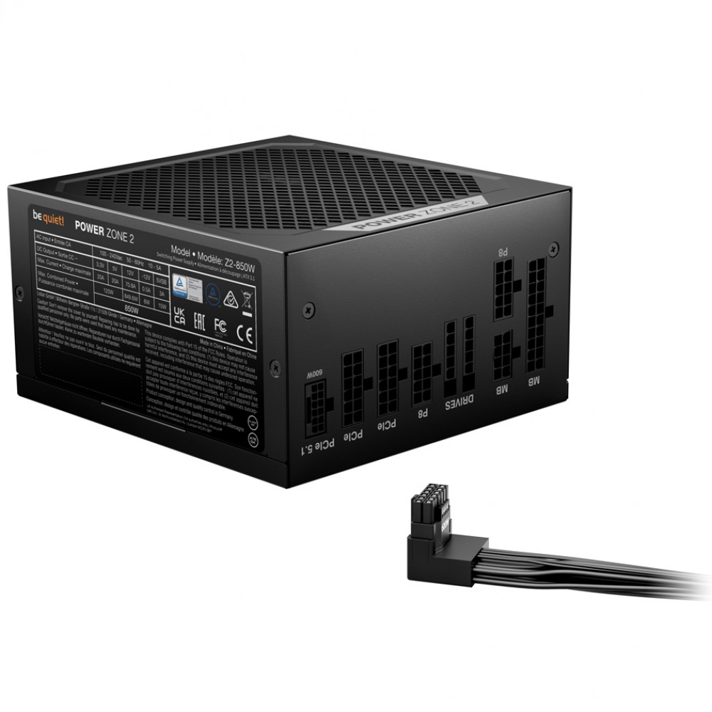 Блок питания be quiet! POWER ZONE 2 BP007EU 850 Вт - миниатюра 4