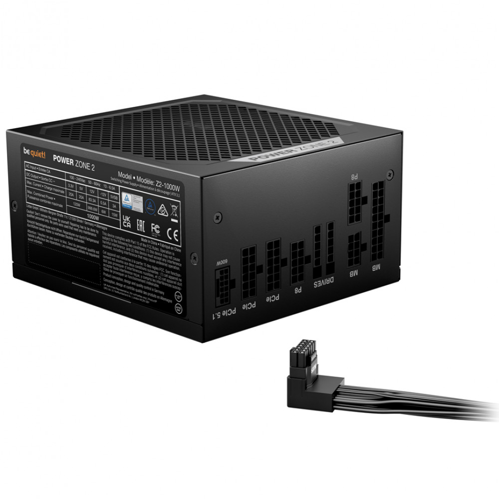 Блок питания be quiet! POWER ZONE 2 BP008EU 1000 Вт - миниатюра 4