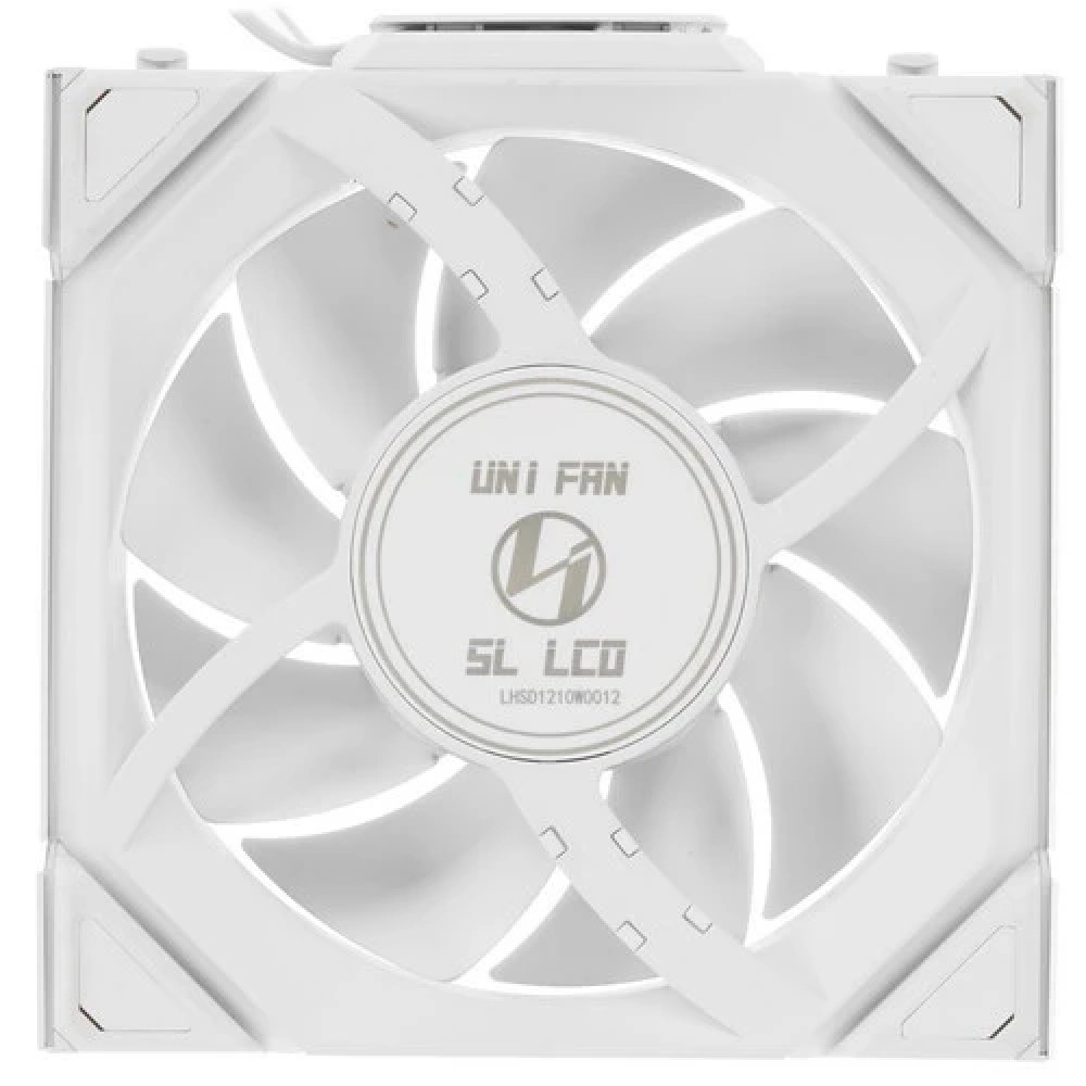 Система охлаждения Lian Li UNI FAN SL WIRELESS LCD 120 12SLLCD1W1W Для системного блока - миниатюра 4