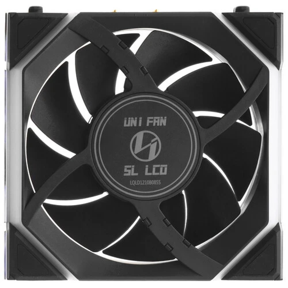 Система охлаждения Lian Li UNI FAN SL WIRELESS LCD 120 12SLLCD1W3B Для системного блока - миниатюра 6