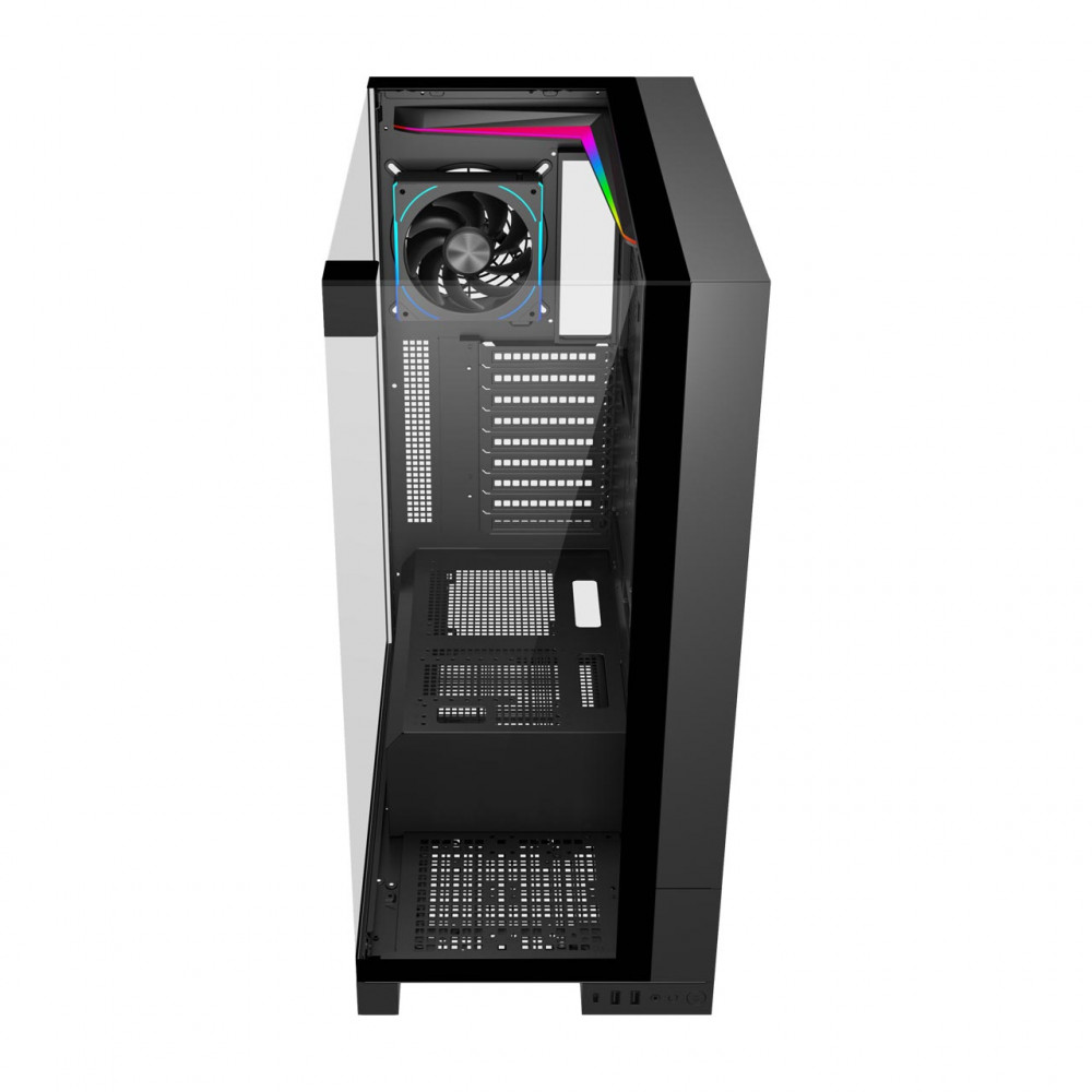 Корпус FSP U691-BP Black Mid-Tower - миниатюра 6