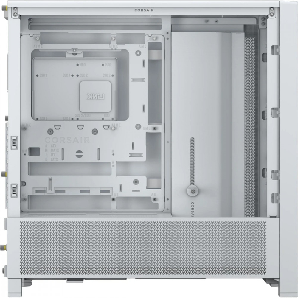 Корпус Corsair Frame 4000D White CC-9011291-WW Mid-Tower - миниатюра 8