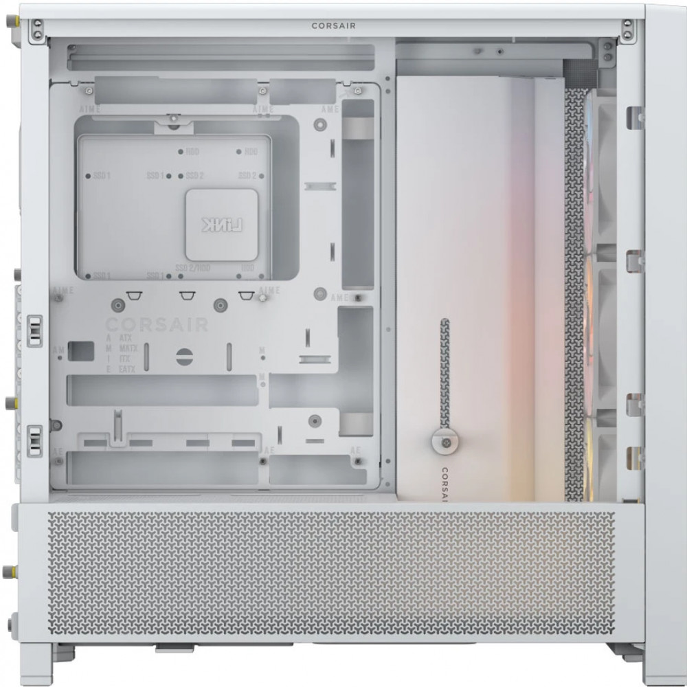 Корпус Corsair Frame 4000D RS ARGB White CC-9011297-WW Mid-Tower - миниатюра 8
