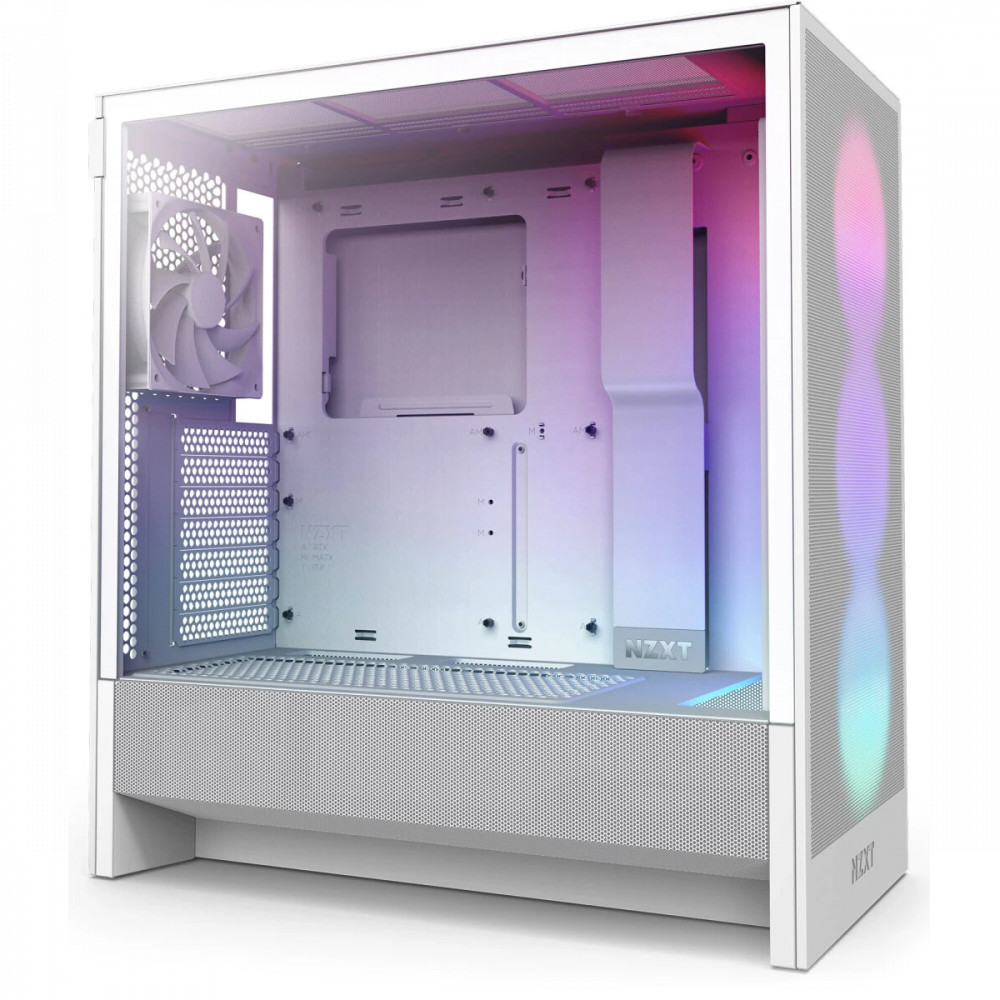 Корпус NZXT H5 Flow RGB White CC-H52FW-R1 Mid-Tower - миниатюра 11