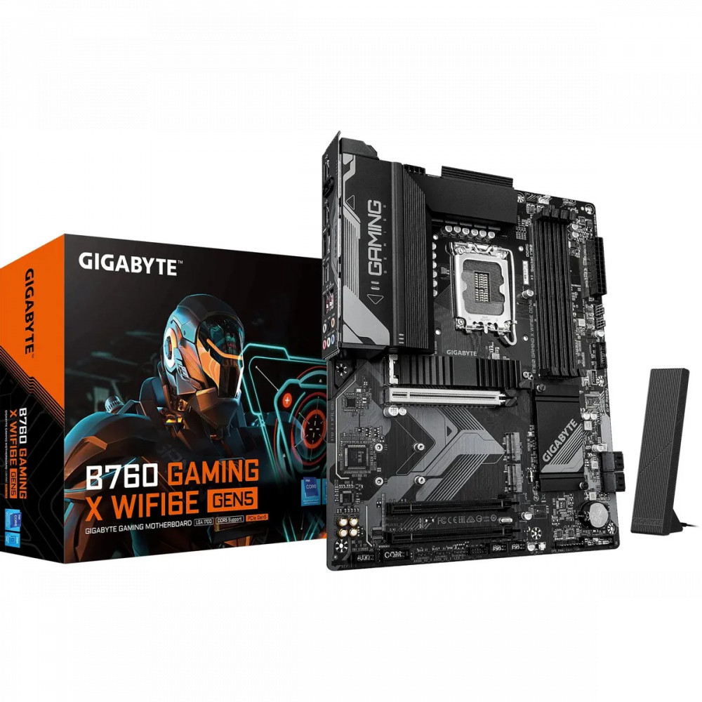 Материнская плата Gigabyte B760 G X WF6E GEN5 ATX, LGA 1700 - миниатюра 10