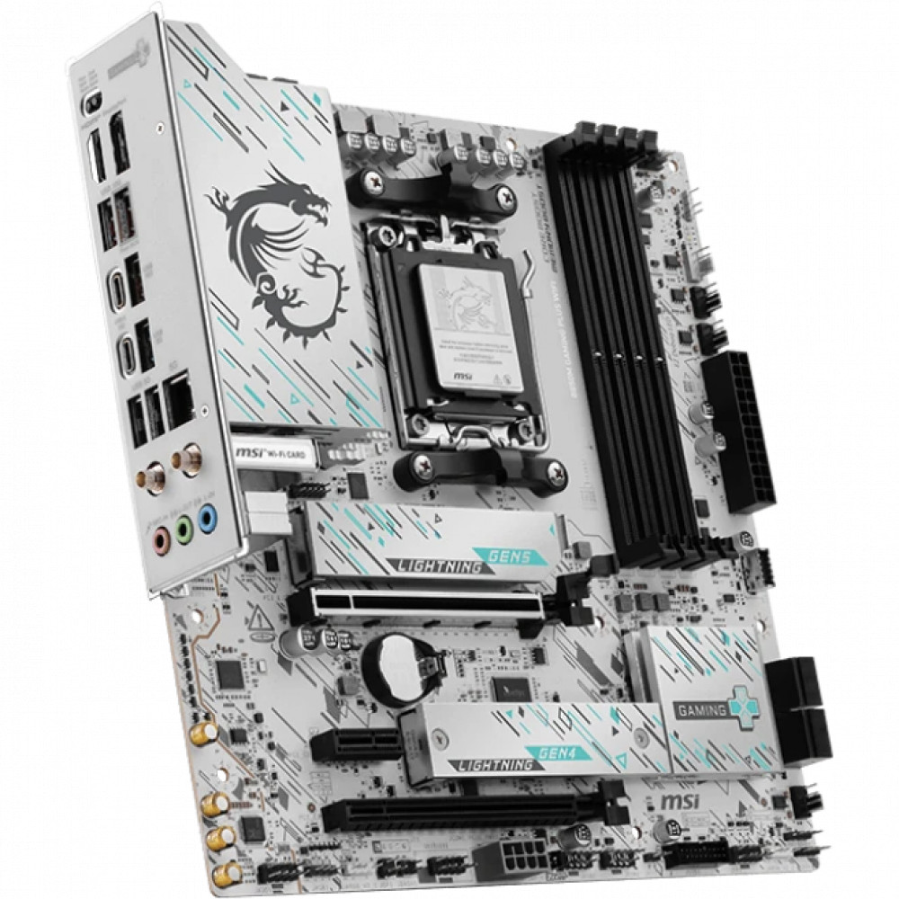 Материнская плата MSI B850M GAMING PLUS WIFI Micro-ATX, AMD AM5 - миниатюра 8