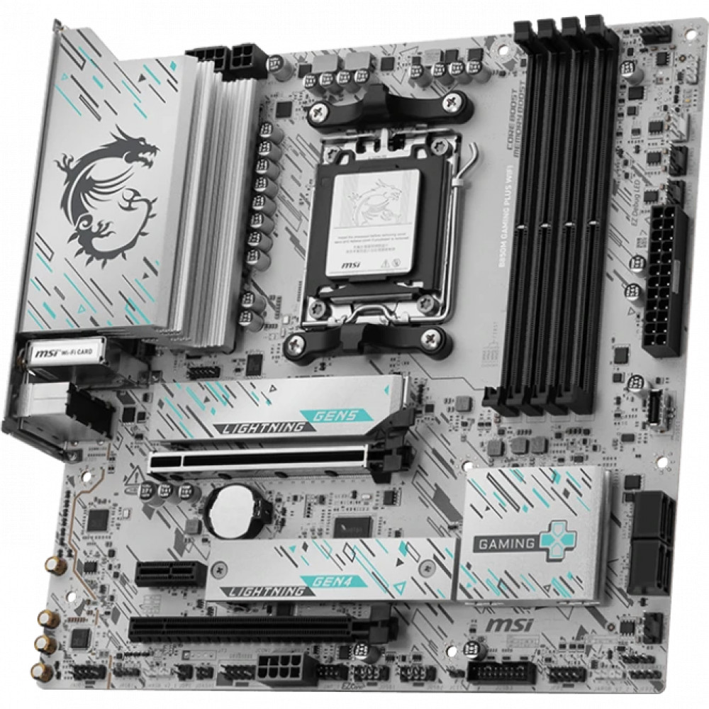 Материнская плата MSI B850M GAMING PLUS WIFI Micro-ATX, AMD AM5 - миниатюра 7
