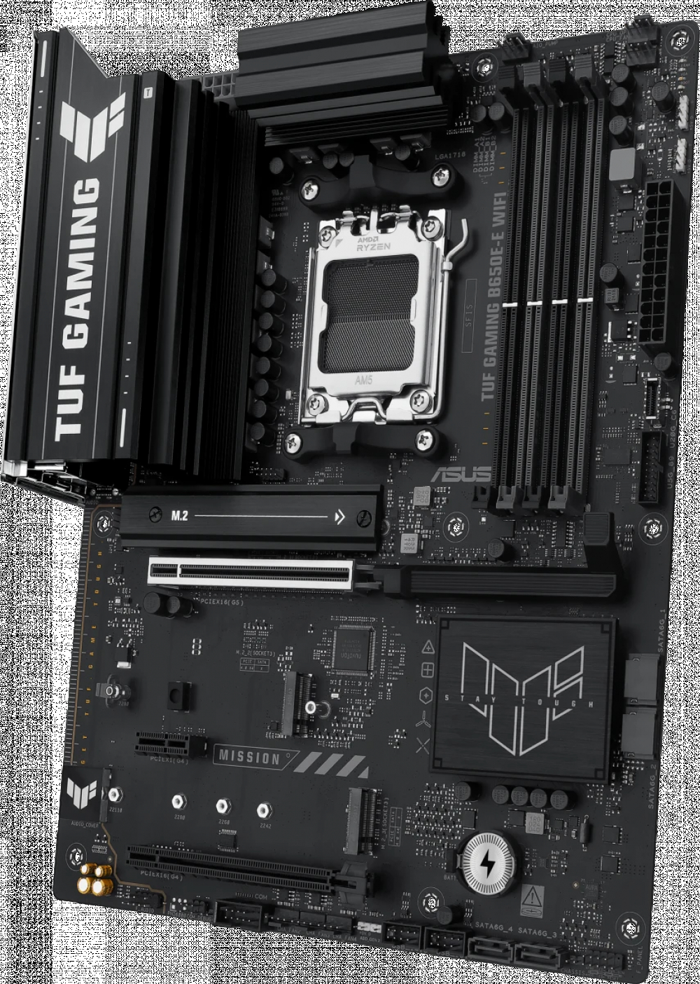 Материнская плата Asus TUF GAMING B650E-E WIFI ATX, AMD AM5 - миниатюра 8