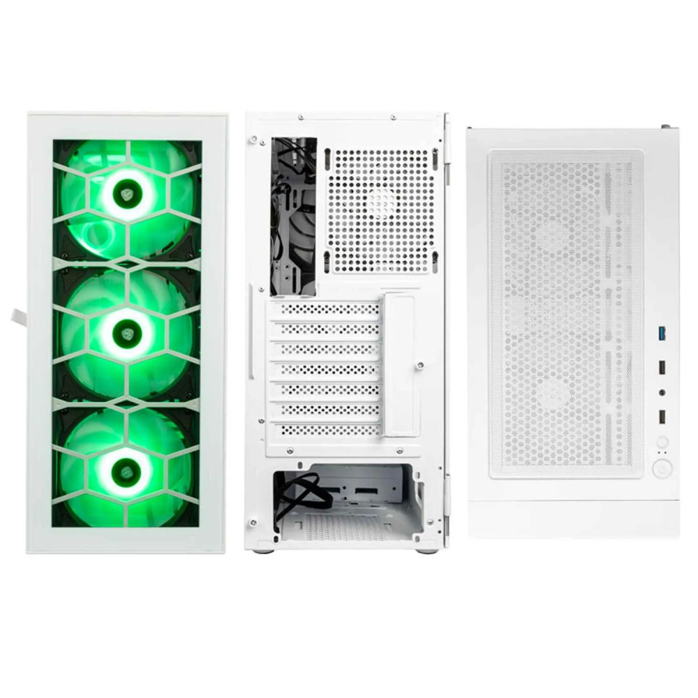 Корпус Kolink Observatory HF Glass ARGB White PGW-CH-KOL-111 Mid-Tower - миниатюра 7