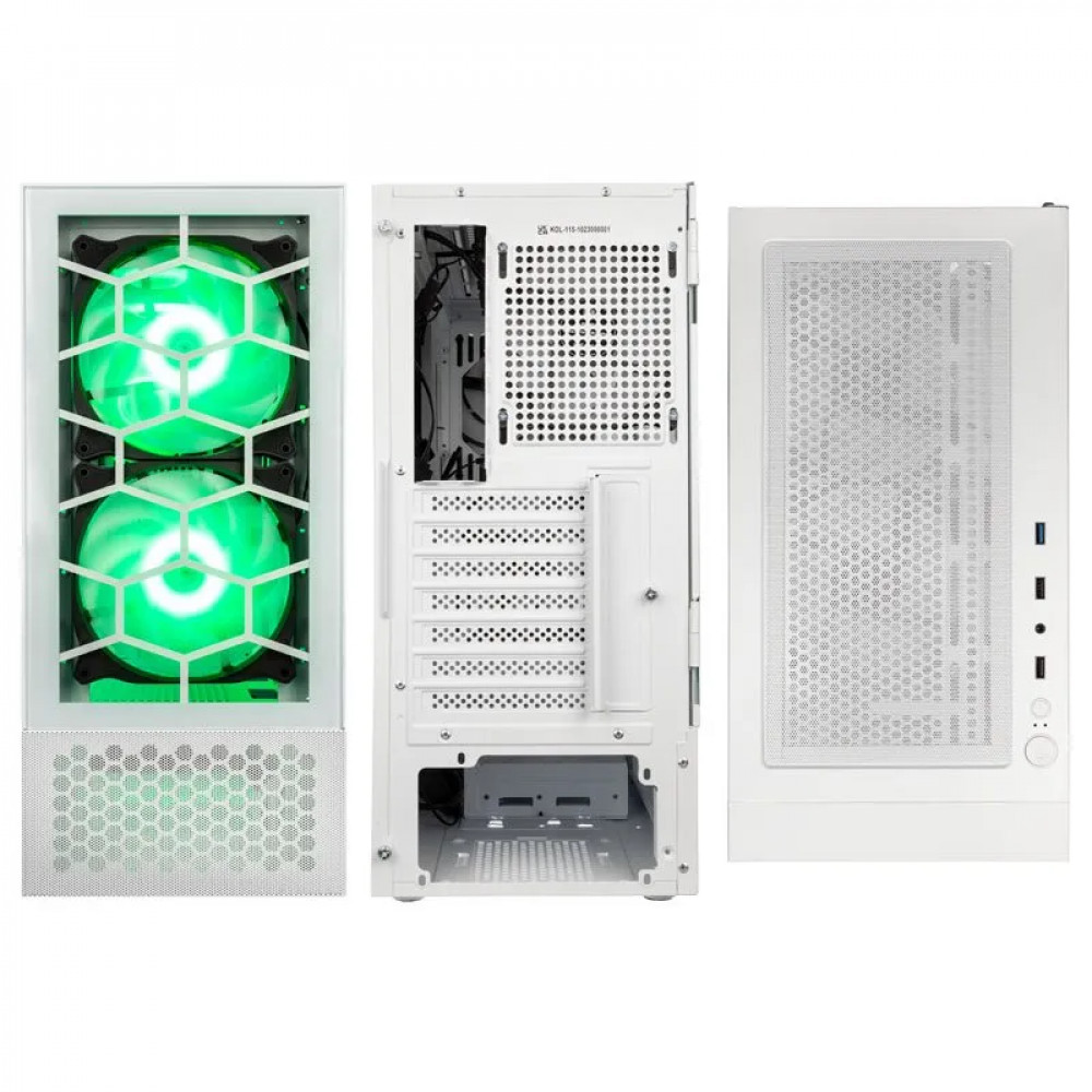 Корпус Kolink Observatory MX Glass ARGB White PGW-CH-KOL-115 Mid-Tower - миниатюра 7