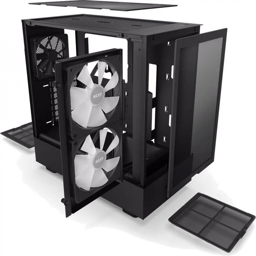 Корпус NZXT H5 Flow RGB Black CC-H51FB-R1 Mid-Tower - миниатюра 9