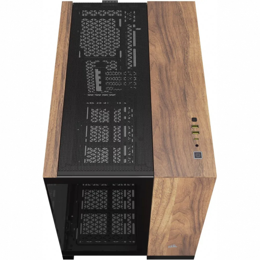 Корпус Corsair 2500X Black - Walnut Wood CC-9011286-WW Mid-Tower - миниатюра 9