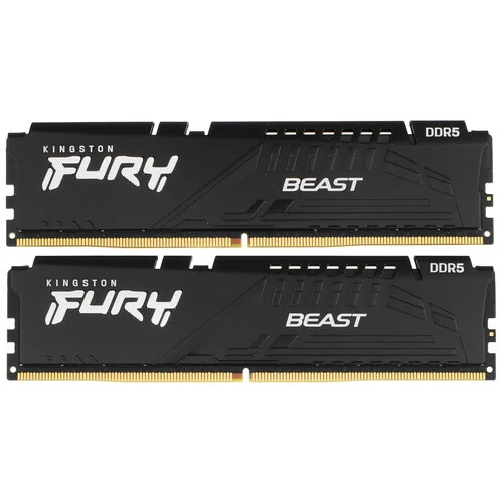 ОЗУ Kingston KF556C36BBE2K2-64 DIMM, DDR5, 64 Гб (2 х 32 Гб), 5600 МГц - миниатюра 2