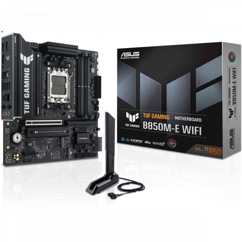 Материнская плата Asus TUF GAMING B850M-E WIFI Micro-ATX, AMD AM5 - миниатюра 14