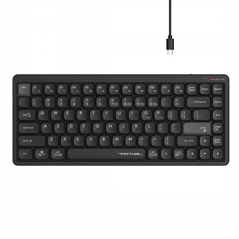 Клавиатура A4Tech Fstyler FBX53C Black Беспроводная, Bluetooth - миниатюра 6