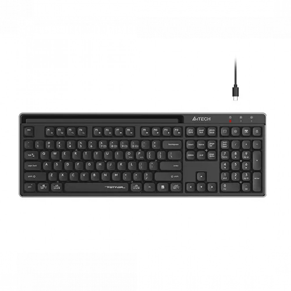 Клавиатура A4Tech Fstyler FBX72C BLACK Беспроводная, Bluetooth - миниатюра 6